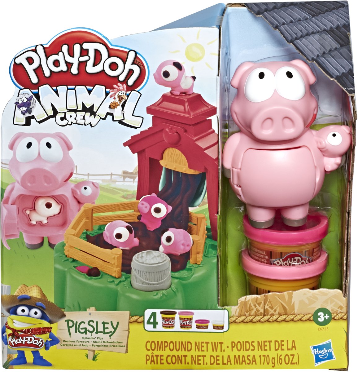 Play-Doh Animal Crew Biggenbende - Klei Speelset