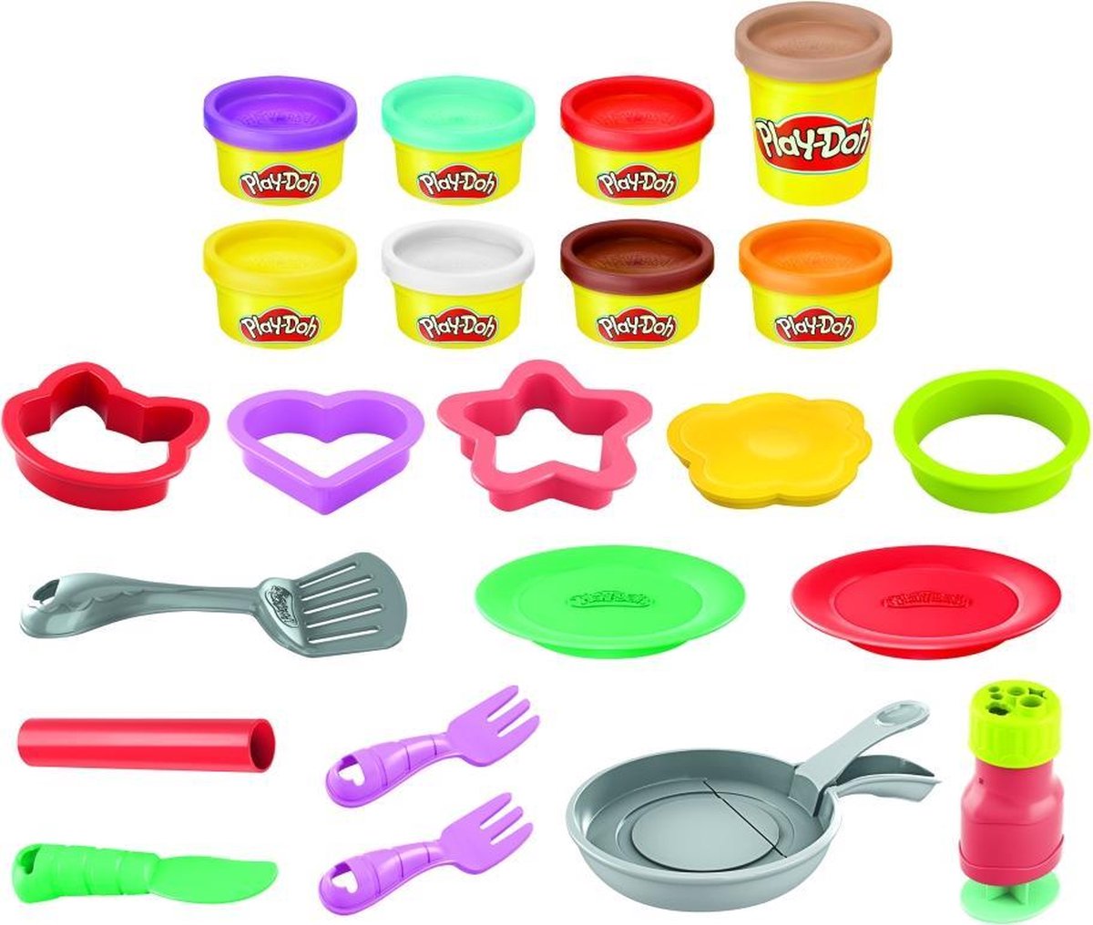 Play-Doh Flip in de Pan - Klei Speelset