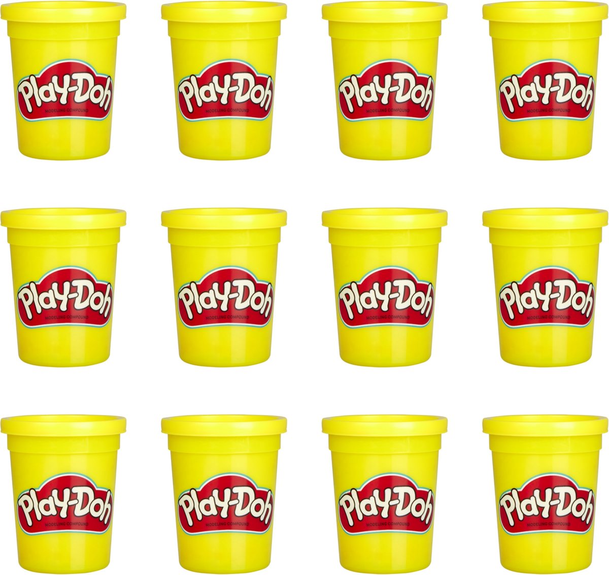 Play-Doh Gele Klei - 12 Potjes
