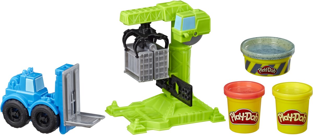 Play-Doh Kraan en Heftruck