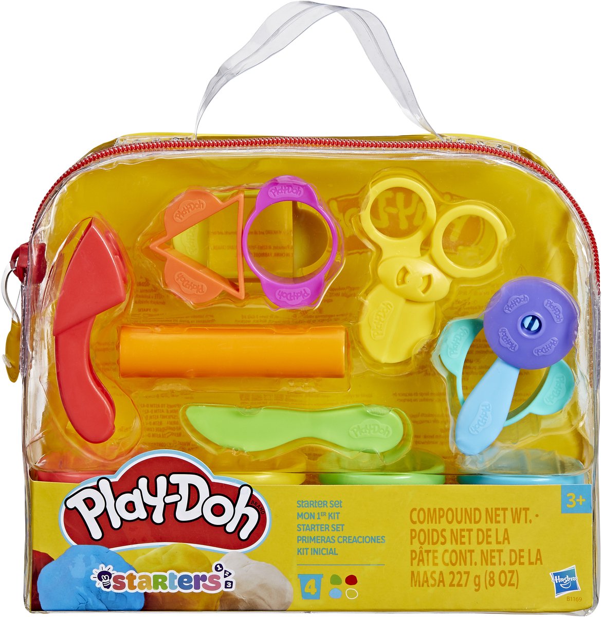 Play-Doh Starterset - Boetseerklei - Inclusief 4 potjes klei