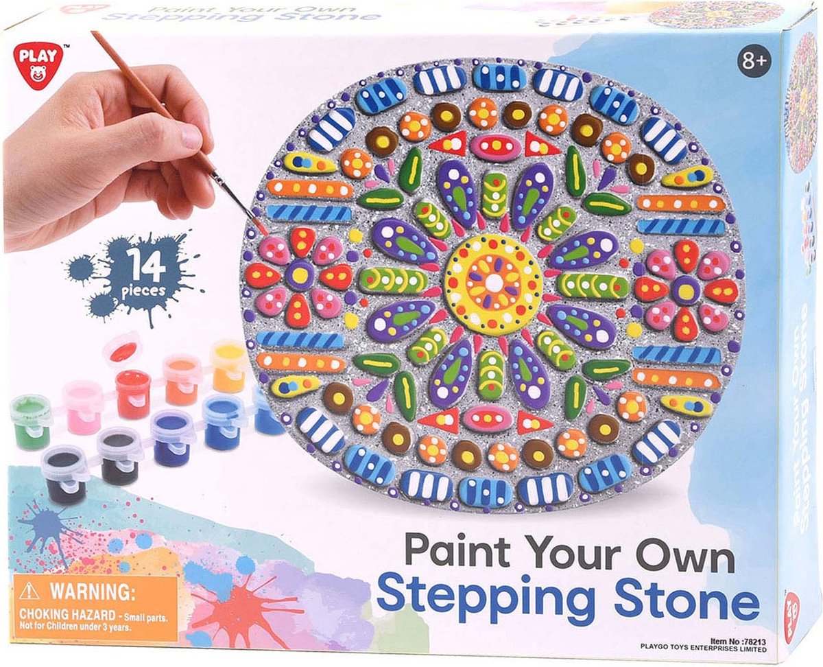 Play Verf je eigen Cementen Stepping Stone, 14dlg..
