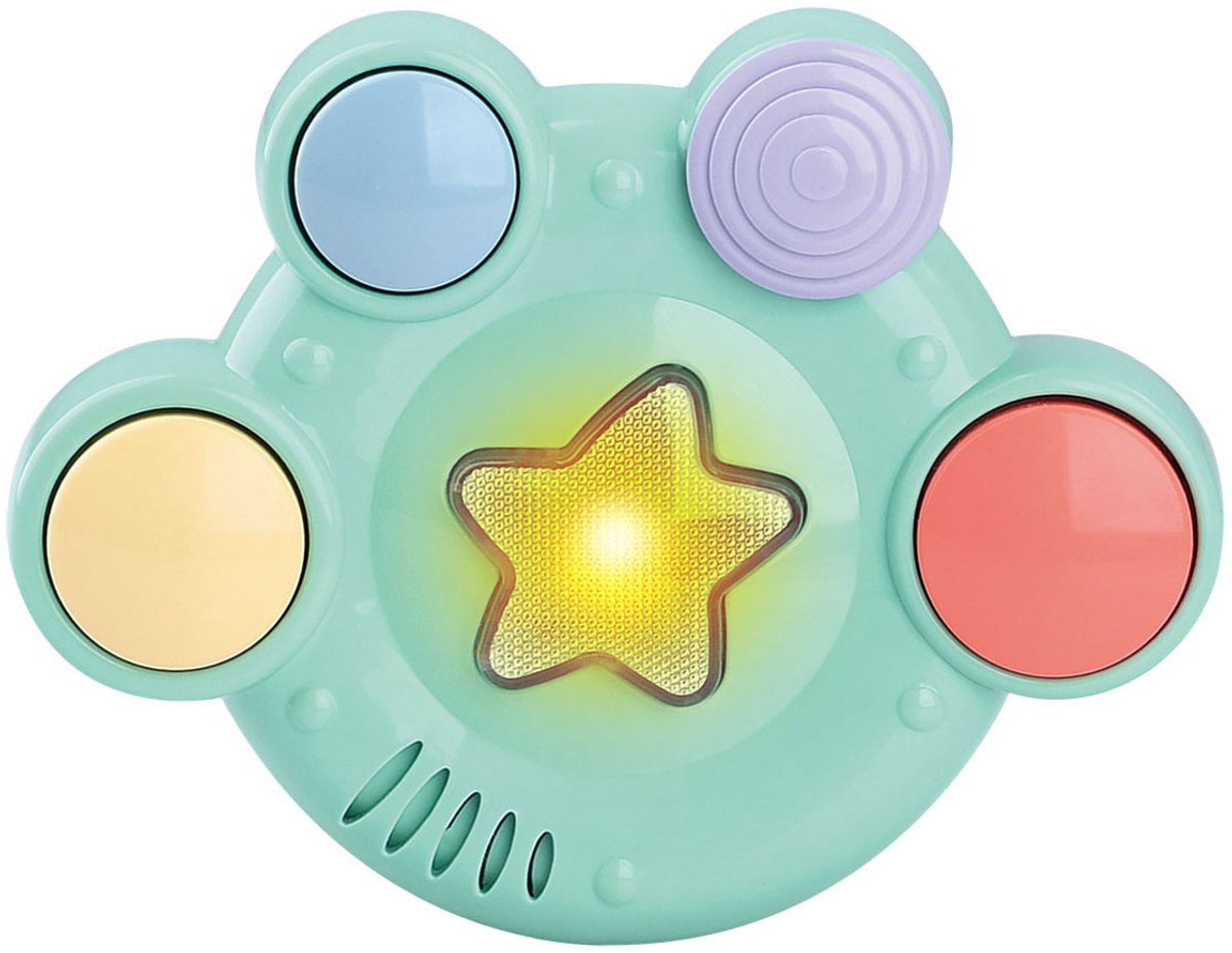 Play baby trommel pastel - interactief muziekspeelgoed met licht en geluid.