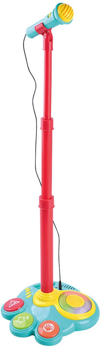 Play speelgoed microfoon met standaard - muzikale kindermicrofoon.