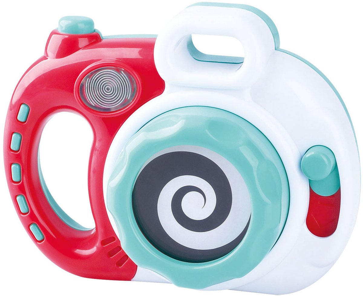   speelgoedcamera baby met geluid en flitsfunctie - kleurrijk.