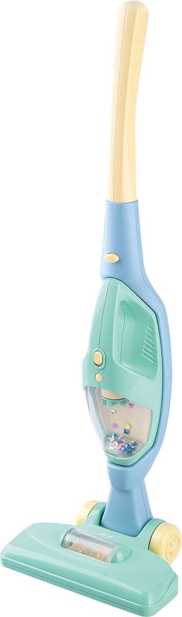 Play speelgoedstofzuiger draadloos 2in1 met licht en geluid - educatief.