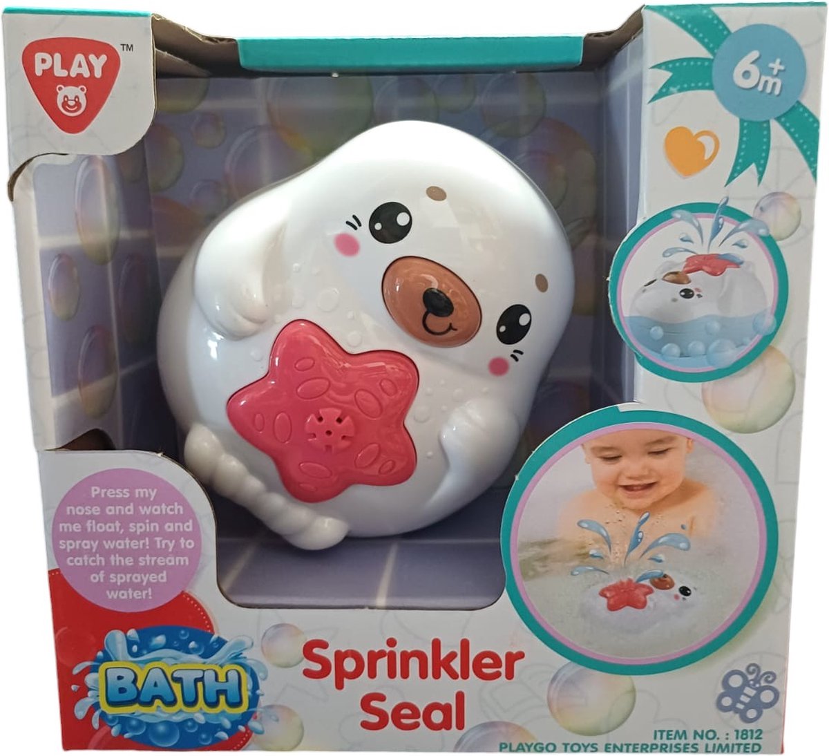 Playgo - Zeehond bad sprinkler - jonotoys