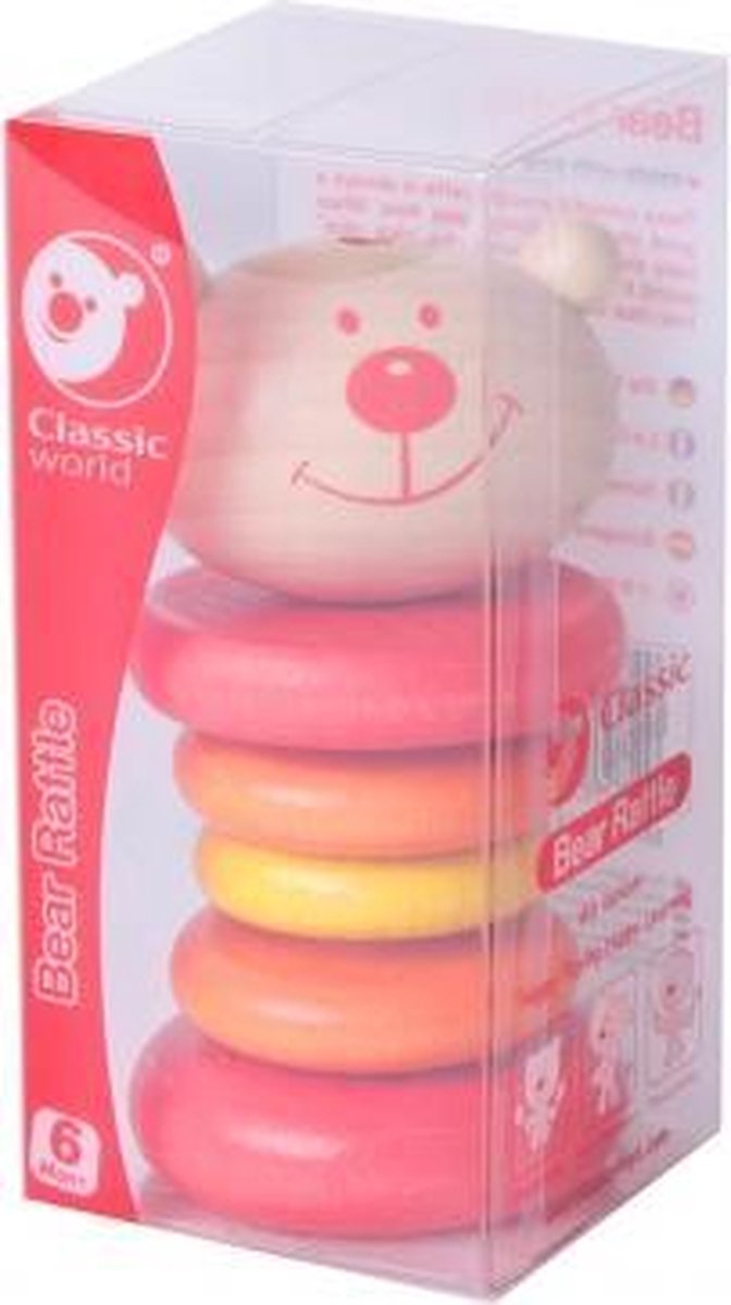 Houten Rammelaar Baby 0 Jaar - Classic World