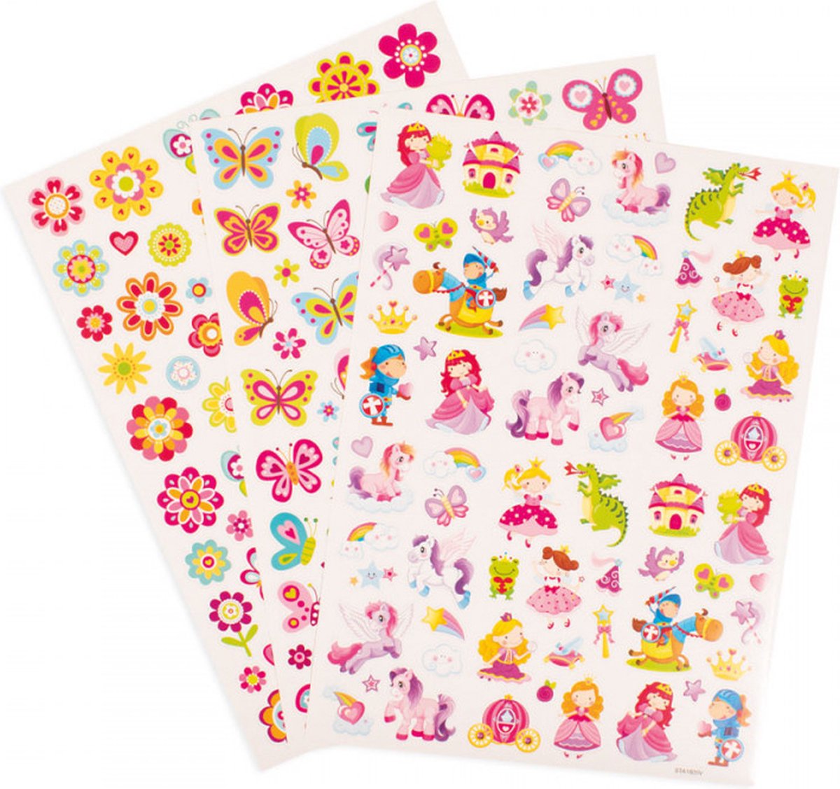 Playbox Stickers Sprookjes, vlinders en bloemen 221 stuks