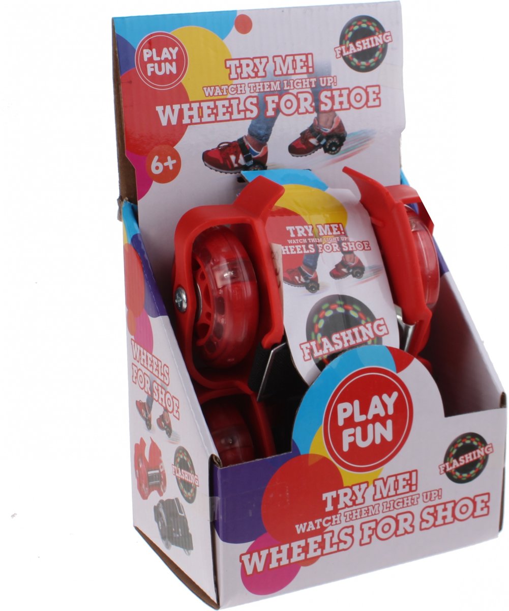 Playfun Hielwieltjes Met Lichtjes Junior 2 Struks Zwart