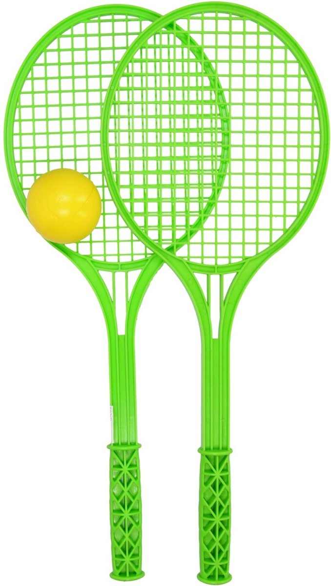 Playfun Soft Tennisset Groen 3-delig