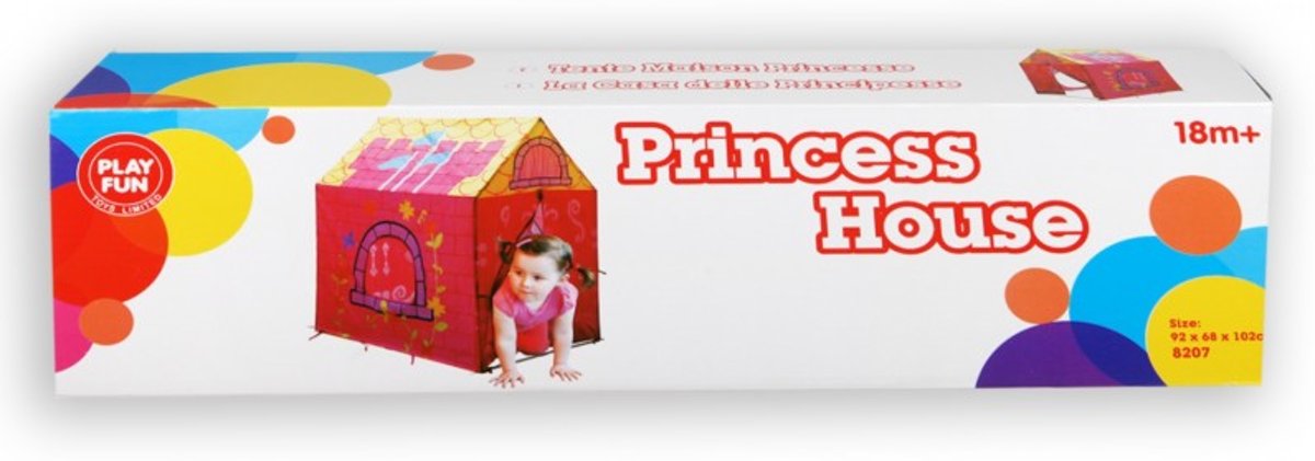 Playfun Speeltent Prinses Afm. 92x68x102 Cm