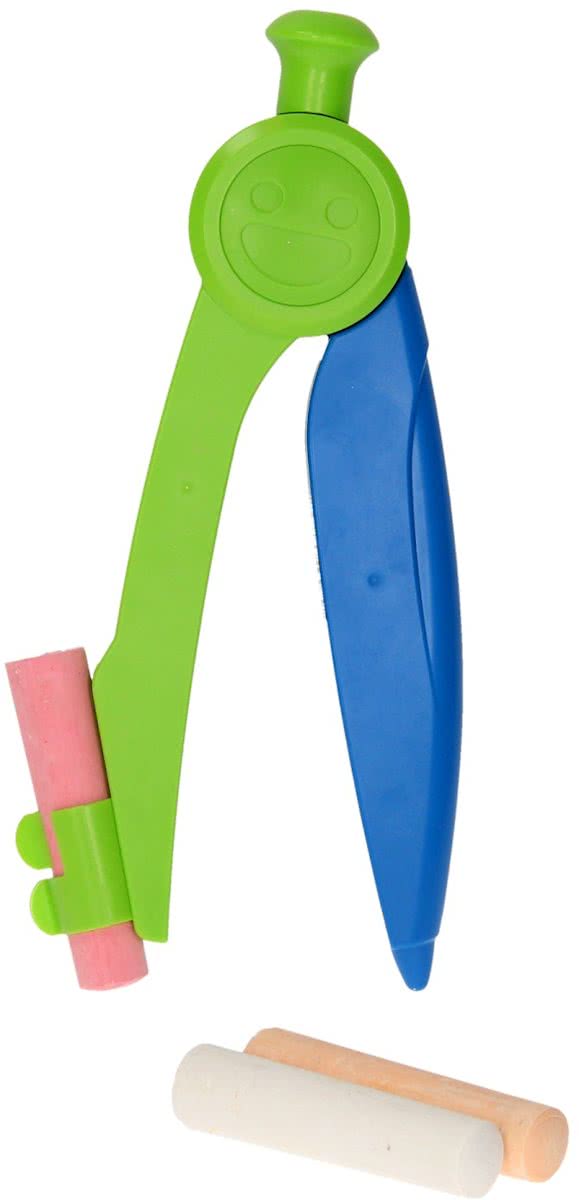 Stoepkrijtset met Passer