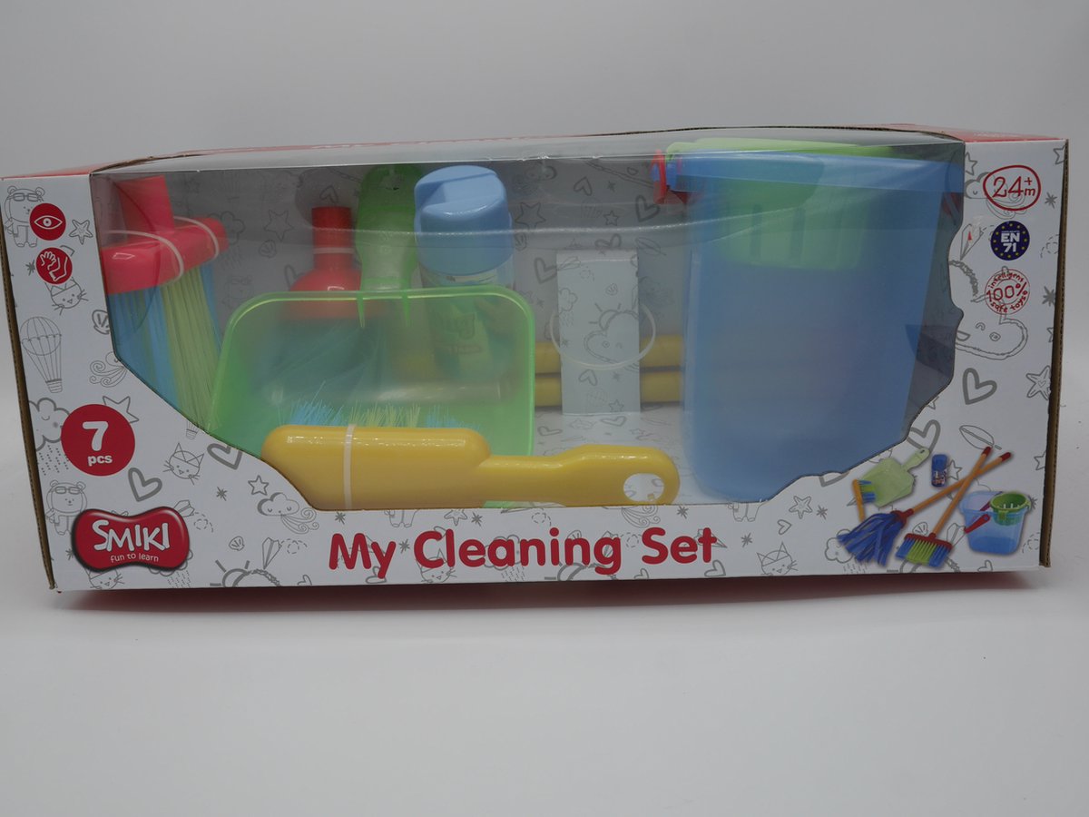   my Cleaning set, 7 delig schoonmaak set