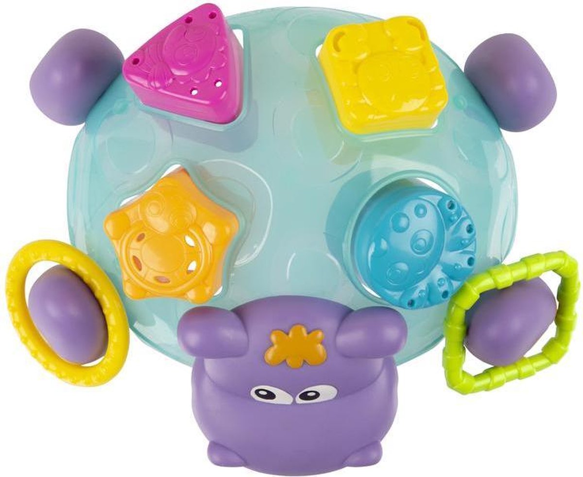 Playgro - Float Along Hippo Shape Sorter - Badspeeltje Vormsorteerder Nijlpaard