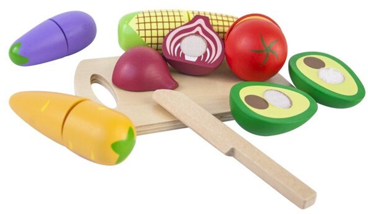 Playing Kids Houten Ontbijt Snijset