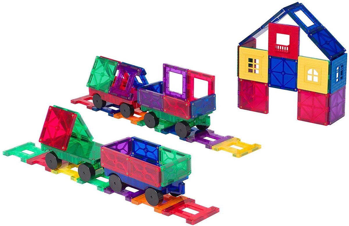 Playmags 3D Magnetische Tegels Accesory Set - 50 Delige