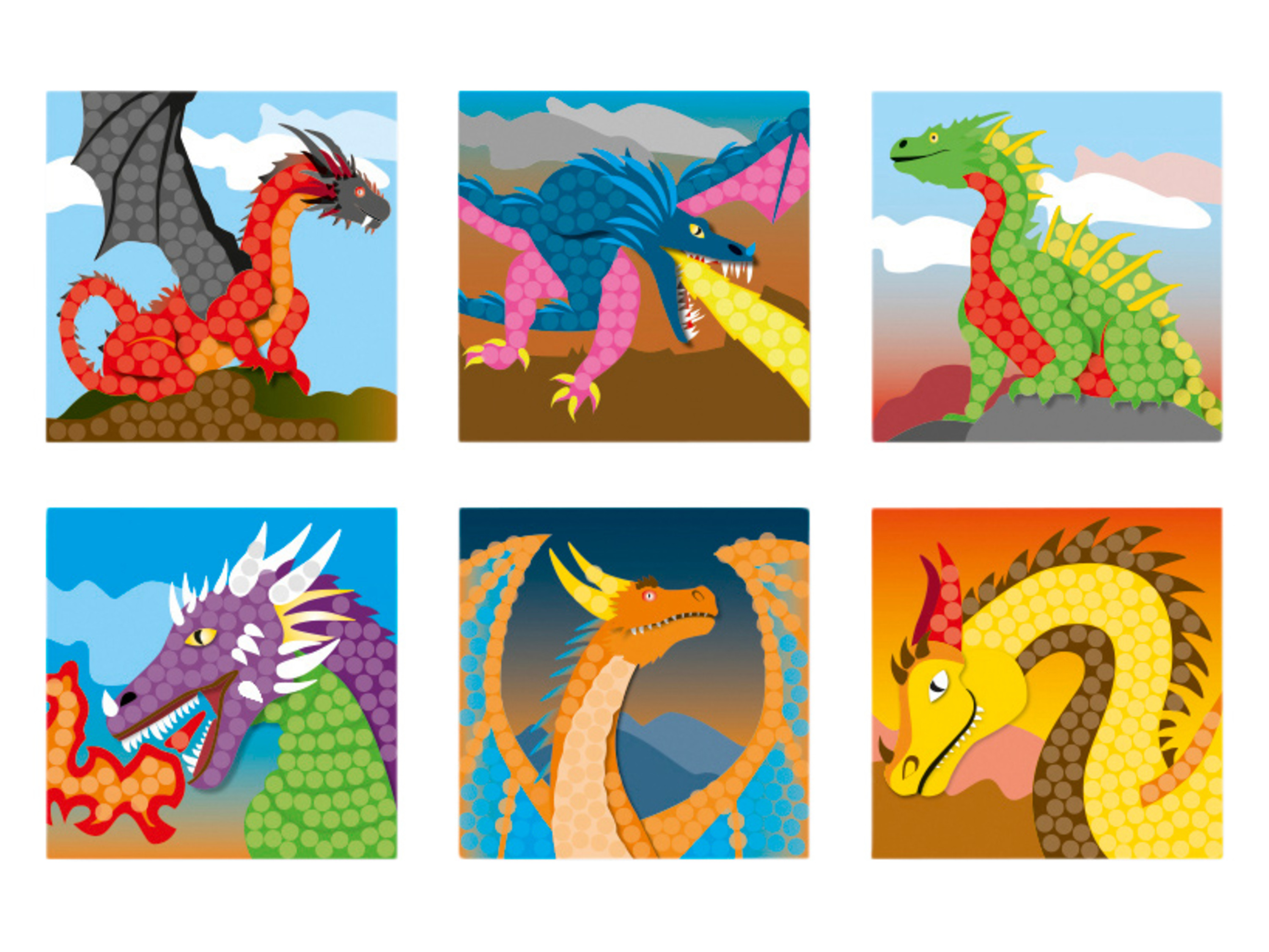 Playmais Speelgoed mozaïek (Fantasy Dragon)