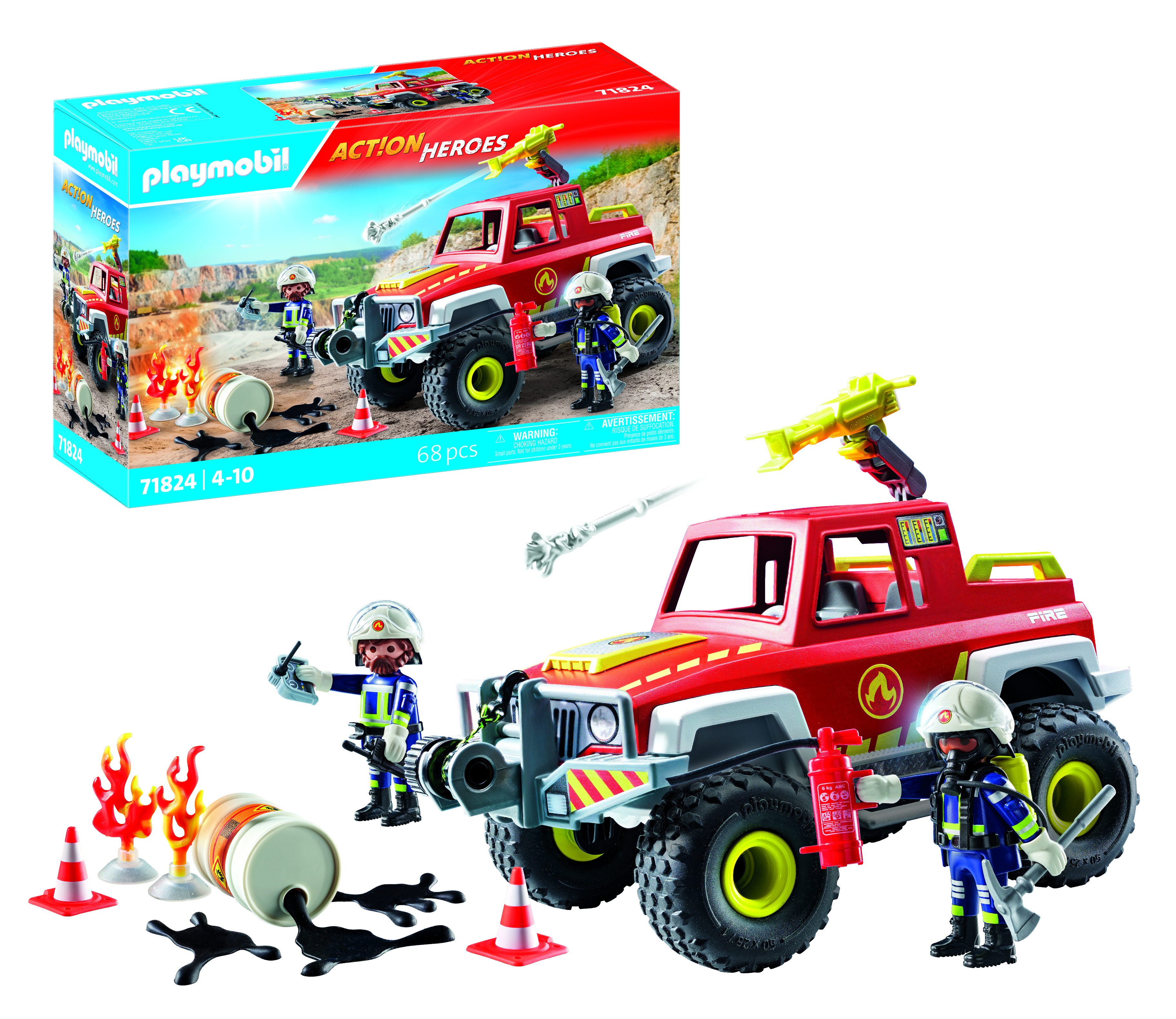 Playmobil Brandweerwagen 71824