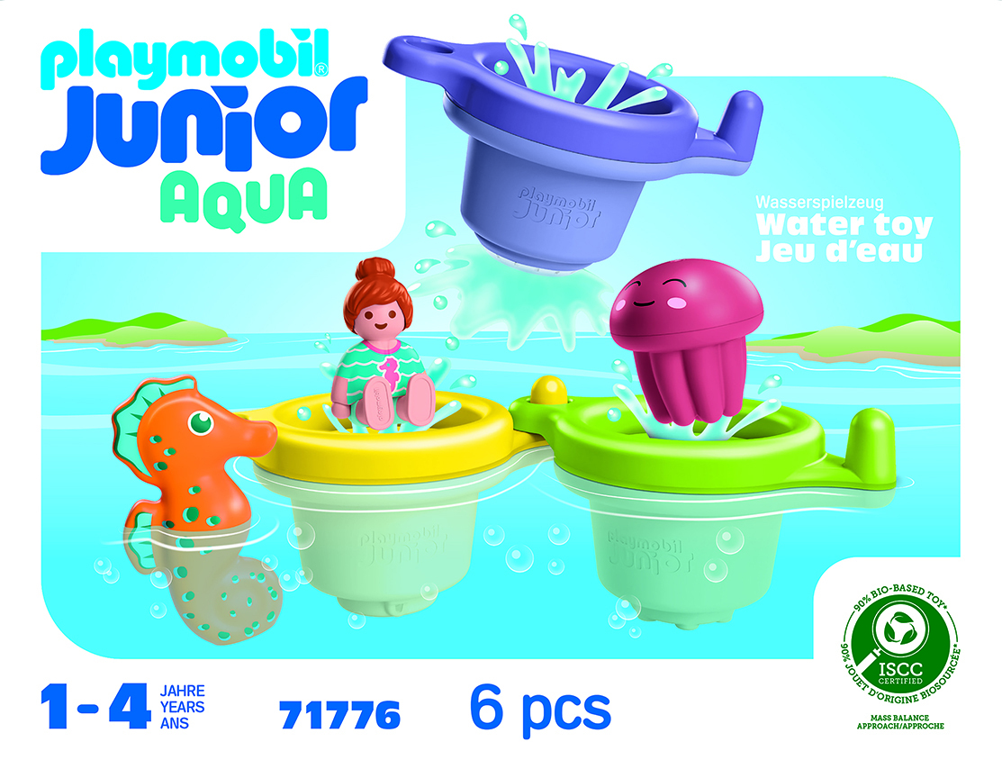 Playmobil Junior Aqua drijvende bekers met waterpret