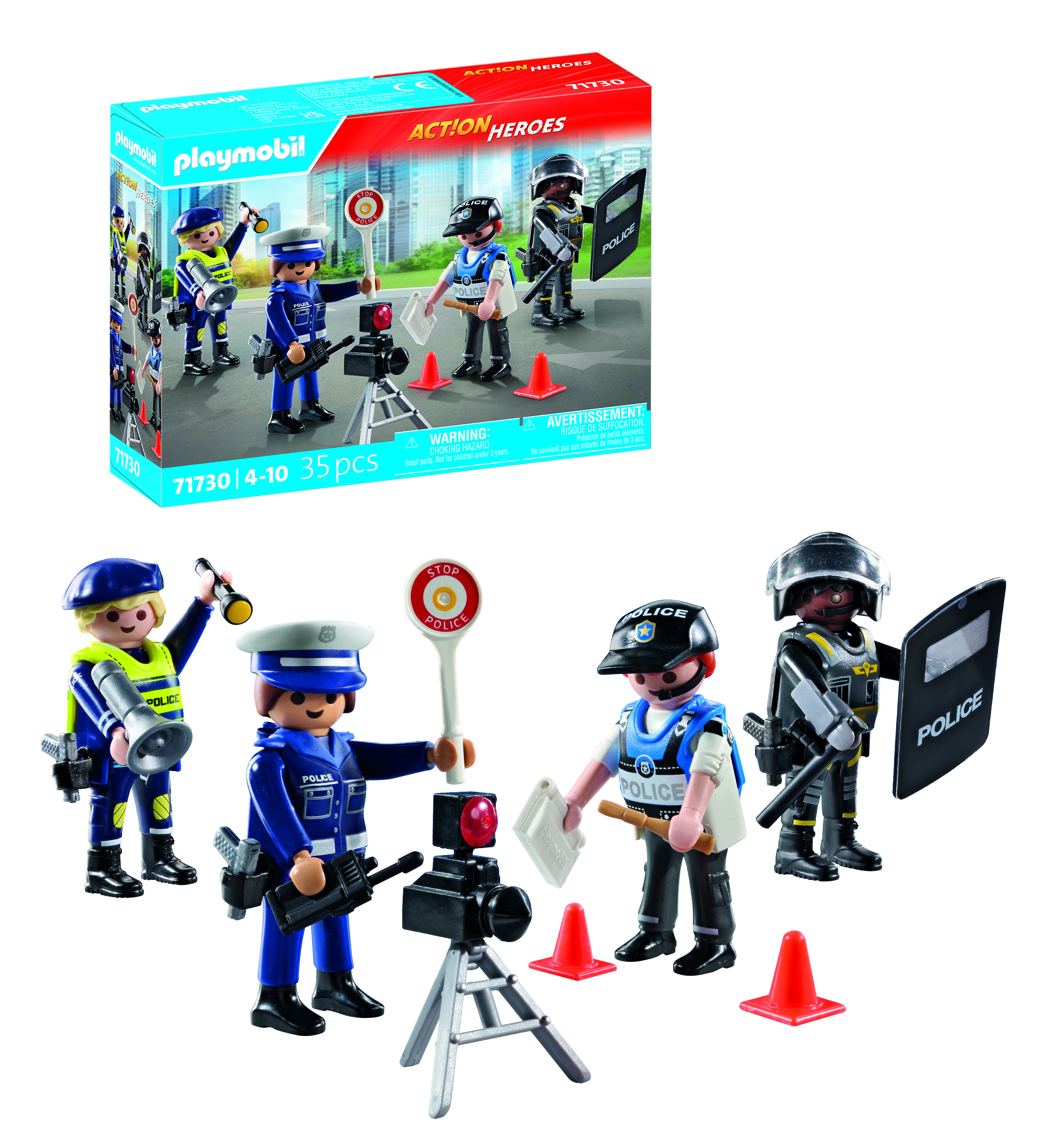 Playmobil® Action heroes 71730 politie figuren set