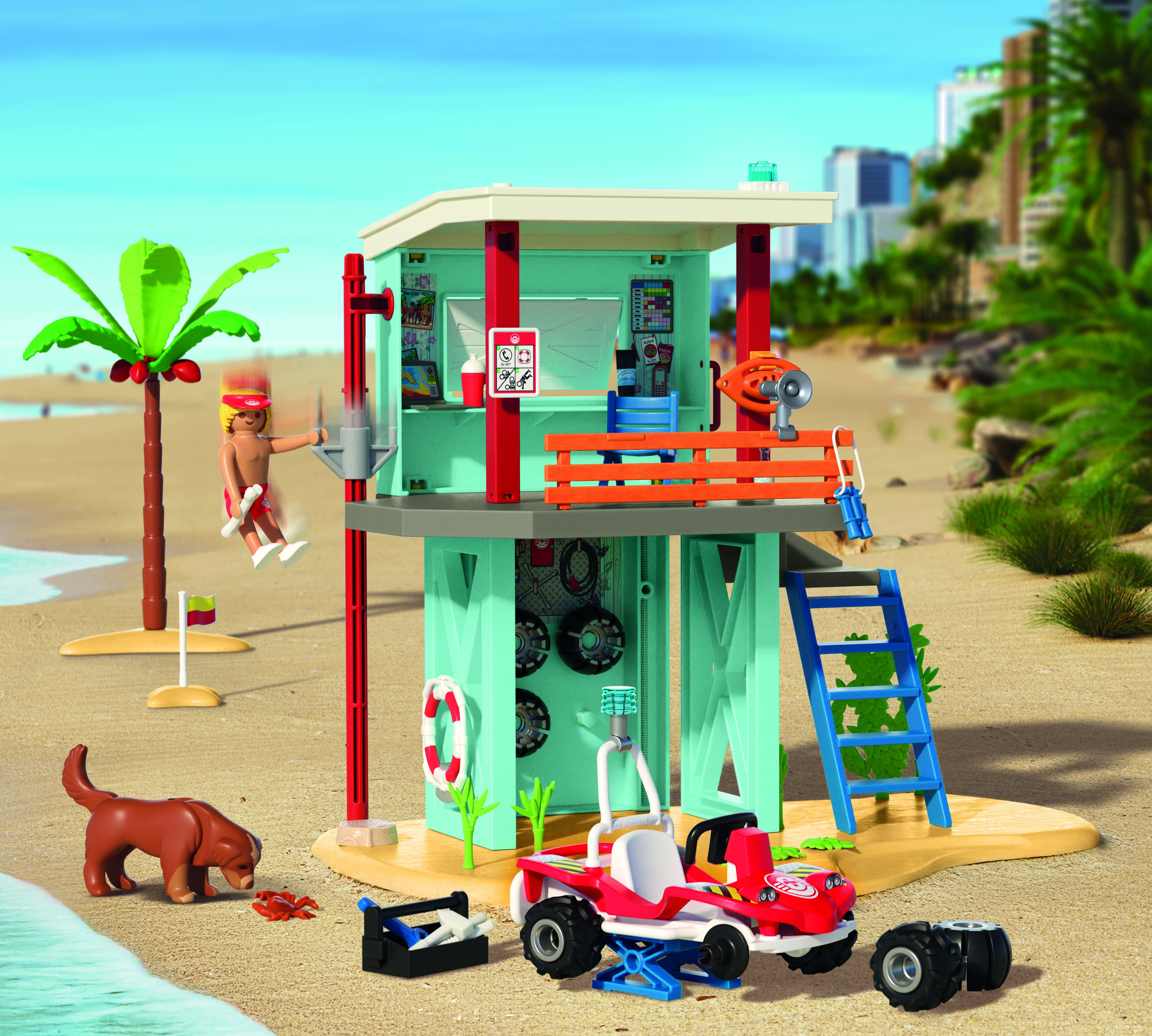  ® My Life reddingstoren met strandbuggy