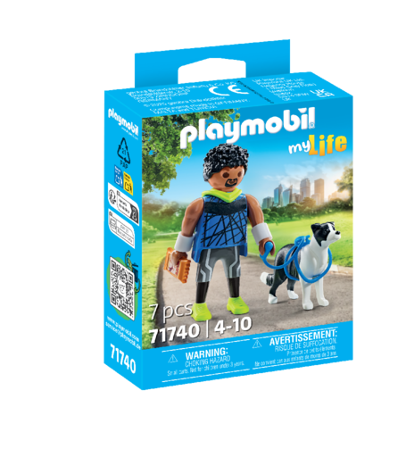 Playmobil® My life 71740 jogger met border collie