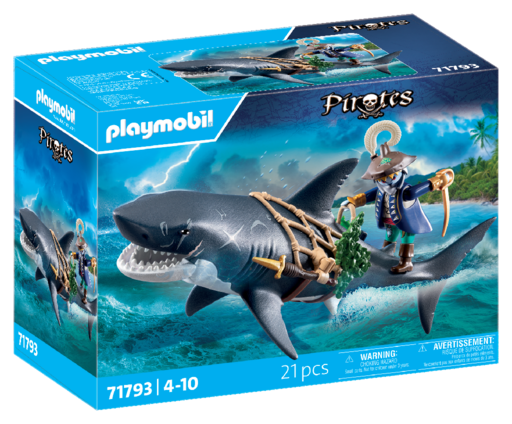Playmobil® Pirates 71793 reuzenhaai met piraat