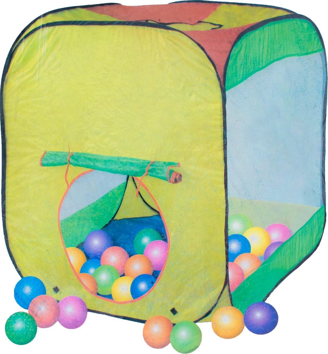 Play tent - Speeltent met  GRATIS 36 soft ballen - ballenbak tent - 80 x 80 x 95 cm