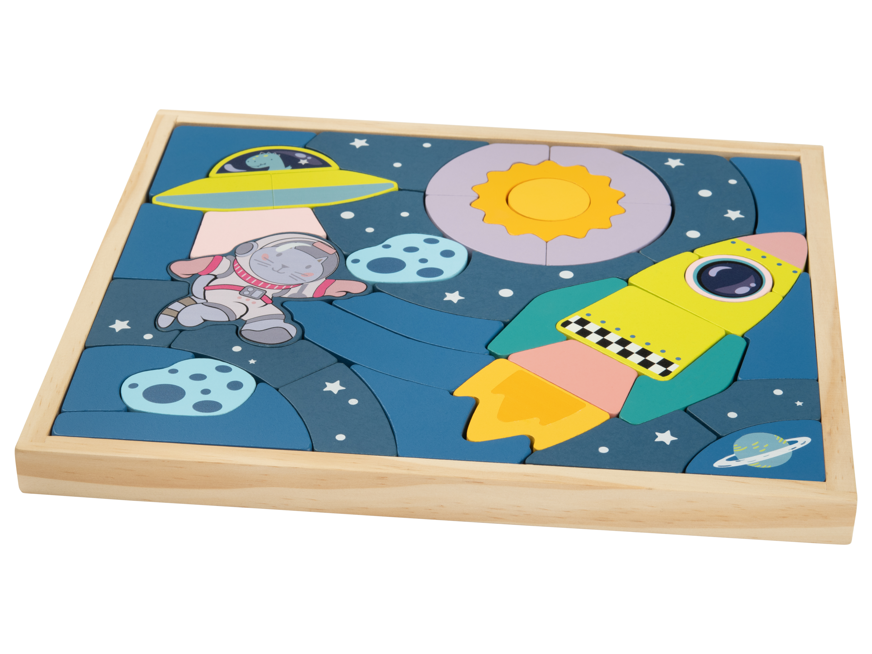 Playtive Houten activiteitenbord of puzzel (Puzzel)