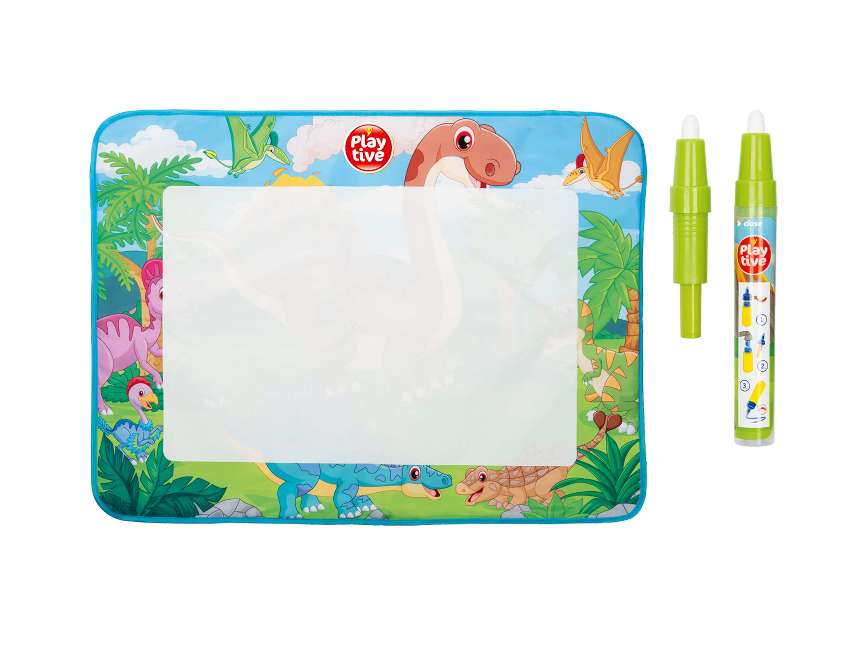 Playtive Tekenmat met waterstift (Dinosaurus)