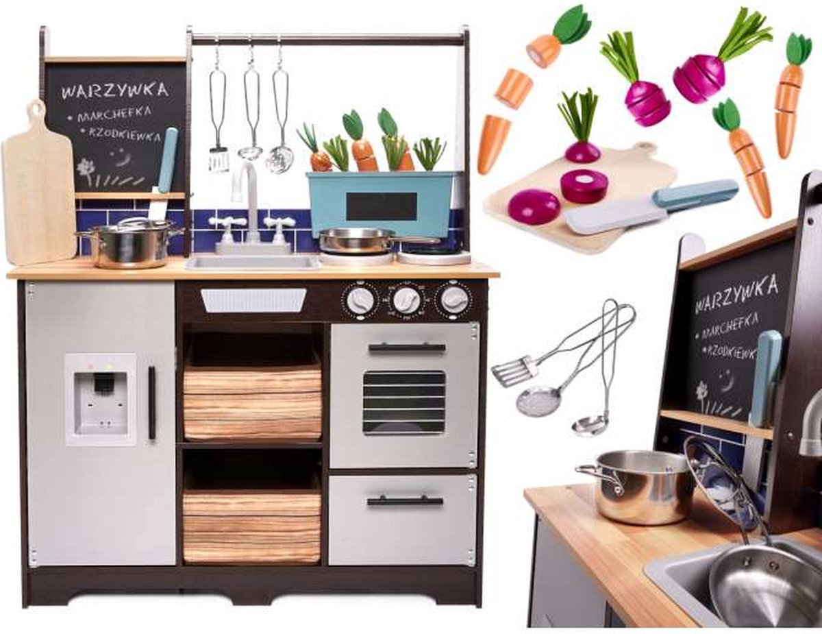   - XXL Houten Kinderkeuken Wit - Inclusief Accessoires