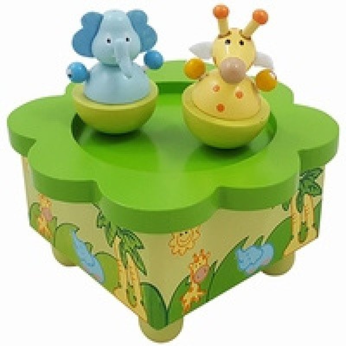 Muziekdoos dansende Olifant/Giraffe