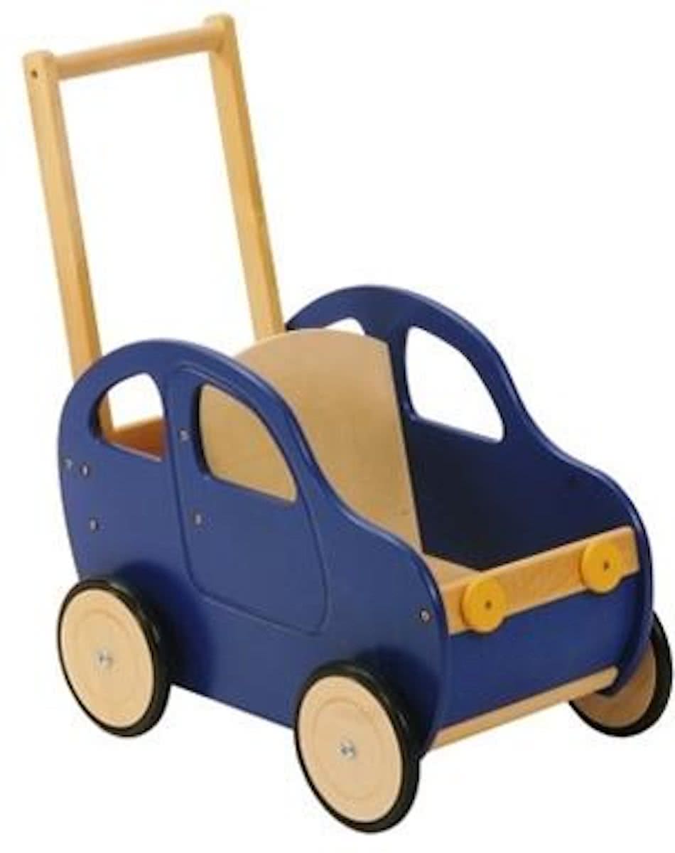 Playwood Loopwagen Auto Blauw