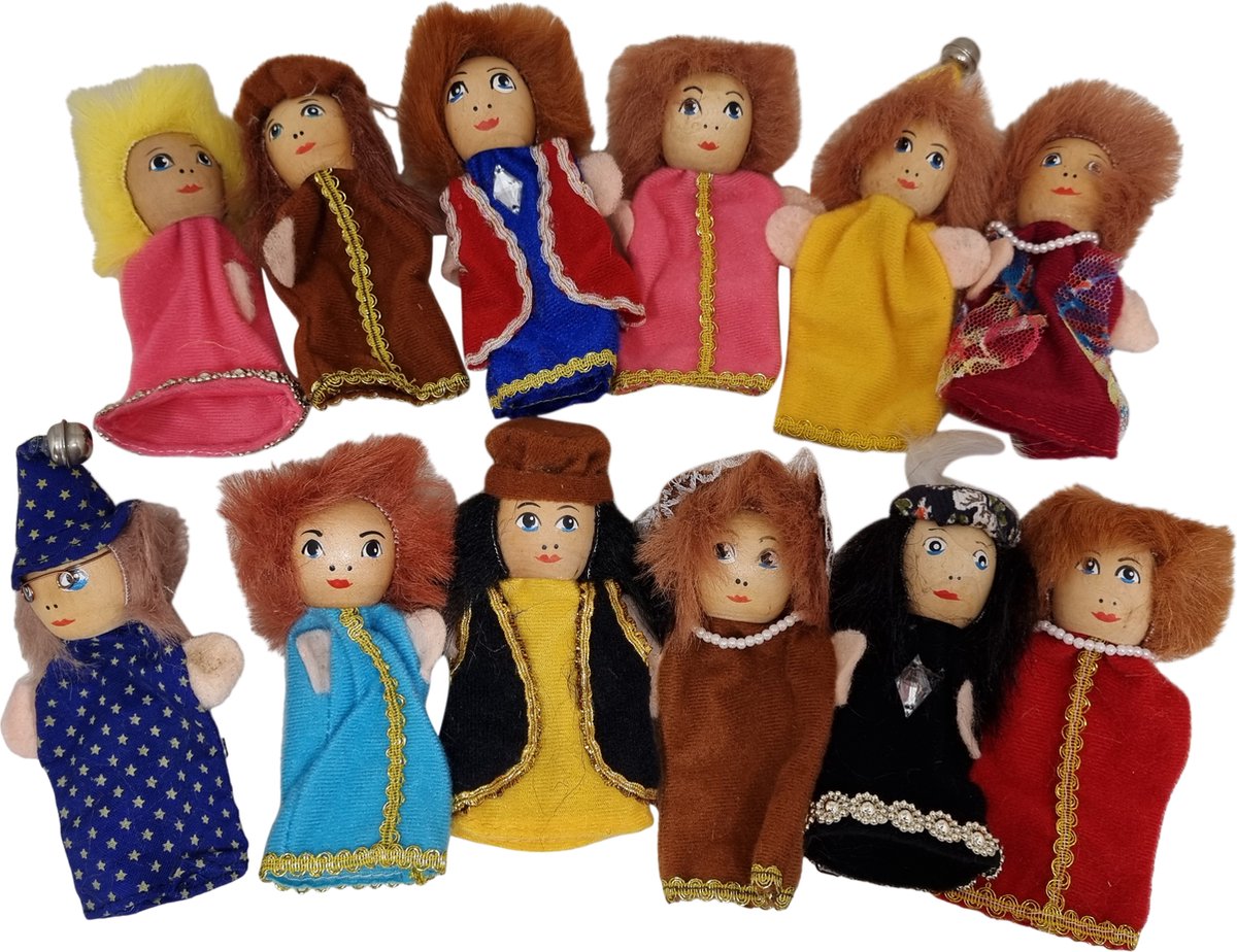 Vingerpop s/v 12 voor poppenkast theater