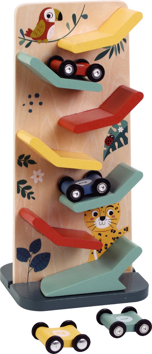 Wa Wa Autobaan rits rats kleur jungle