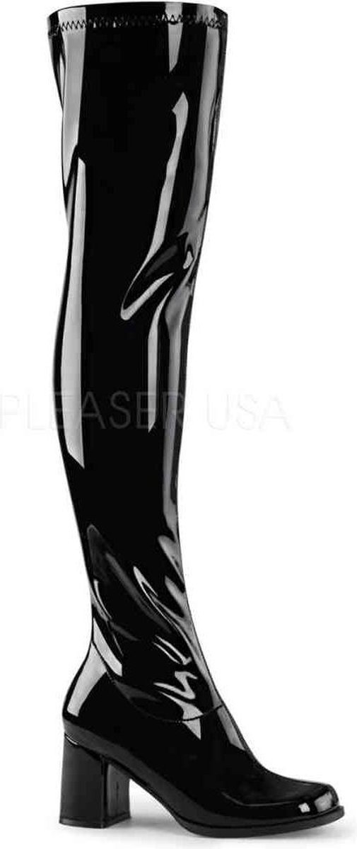 Funtasma - GOGO3000 Kniehoge laarzen - US 9 - 39 Shoes - Zwart