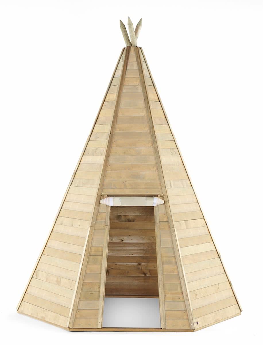 Plum Grand Wooden Teepee Hideaway - Speelhuis - 220 x 220 x 330 cm