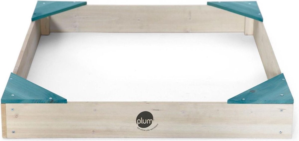 Plum junior houten zandbak teal