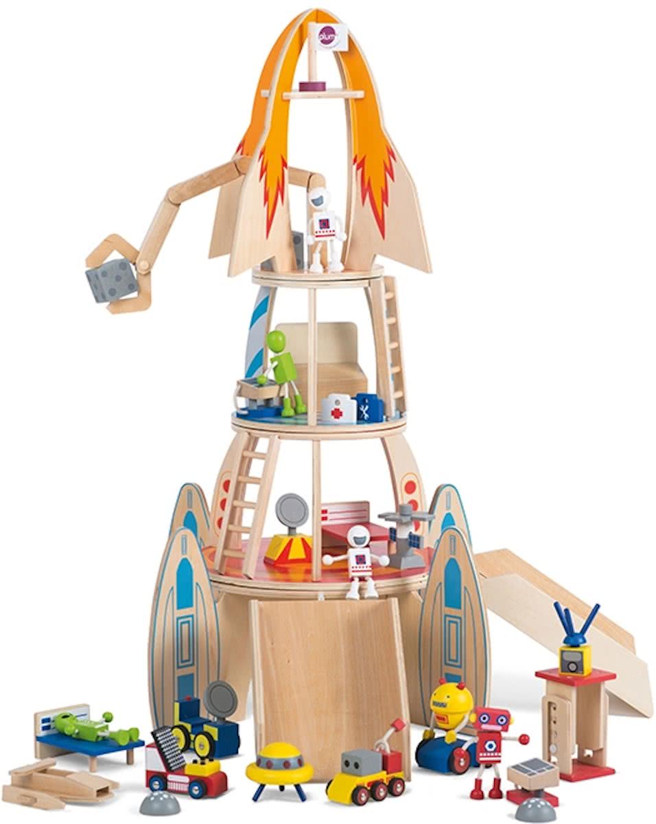 Speelset Plum Super Space Rocket hout