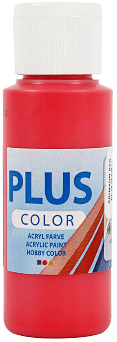 Acrylverf - Crimson Red - Plus Color - 60 ml