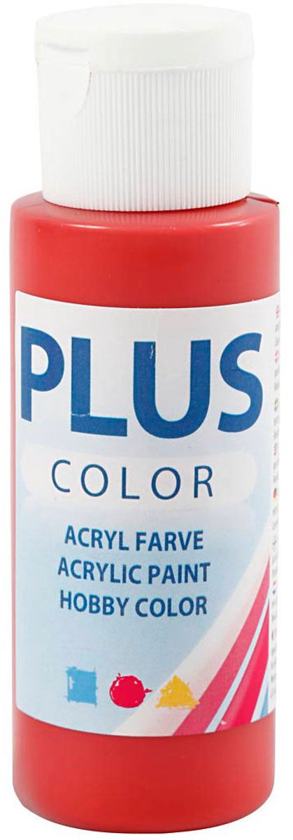 Acrylverf - Kerstrood - Plus Color - 60 ml