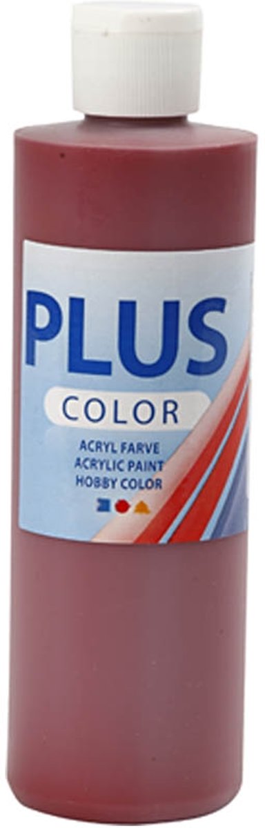 Plus Color Acrylverf - Verf - 250 ml - Antique Red