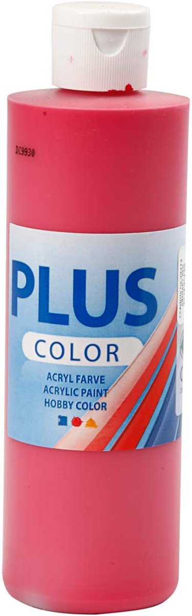 Plus Color Acrylverf - Verf - 250 ml - Primary Red