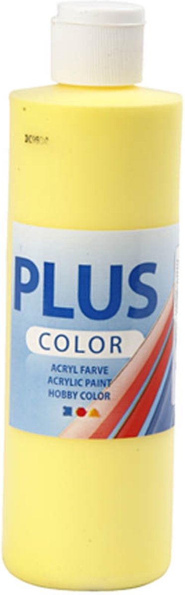 Plus Color Acrylverf - Verf - 250 ml - Primary Yellow