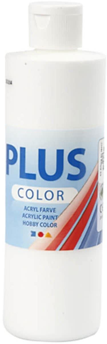 Plus Color Acrylverf - Verf - 250 ml - White
