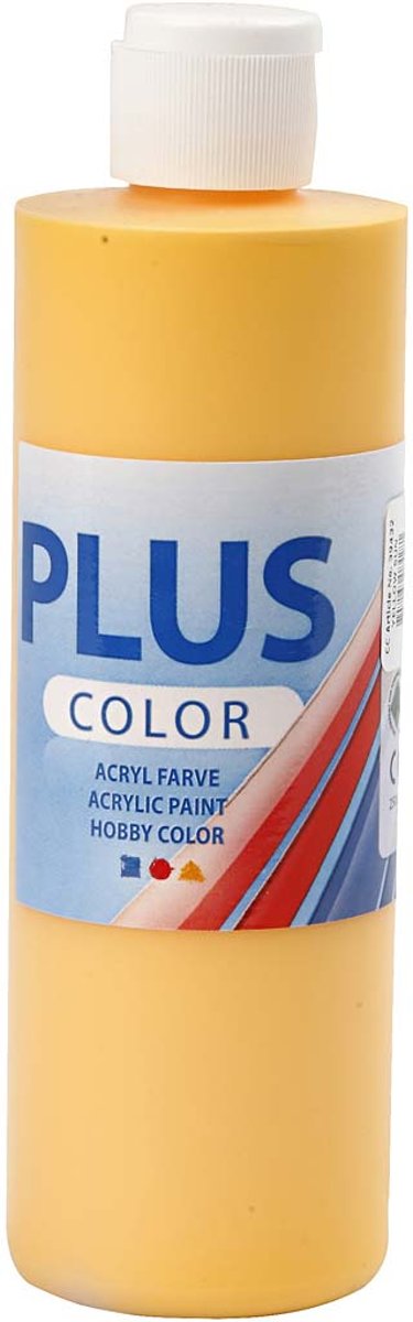 Plus Color Acrylverf - Verf - 250 ml - Yellow Sun