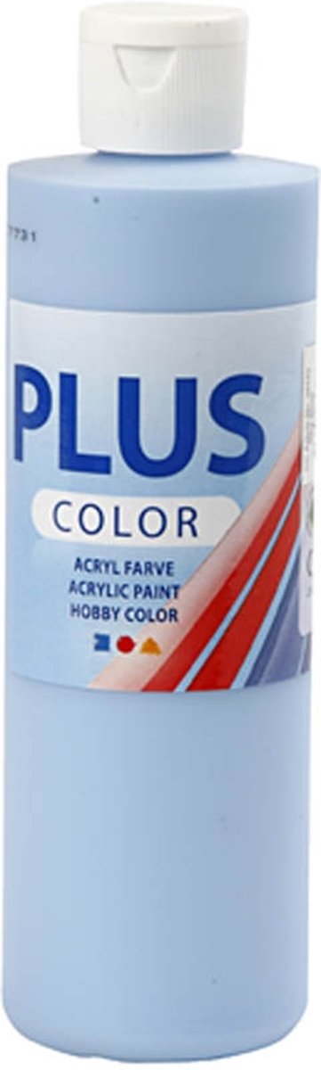Plus Color acrylverf, sky blue, 250 ml
