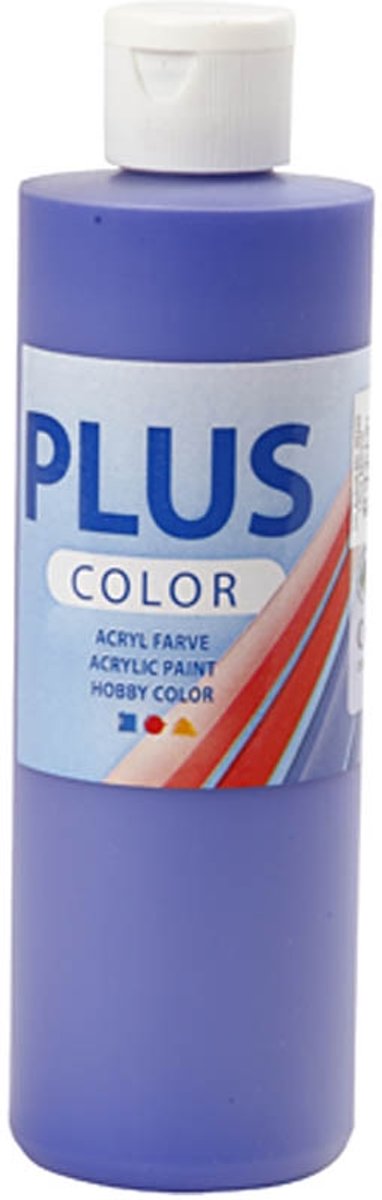 Plus Color acrylverf, ultramarine, 250 ml