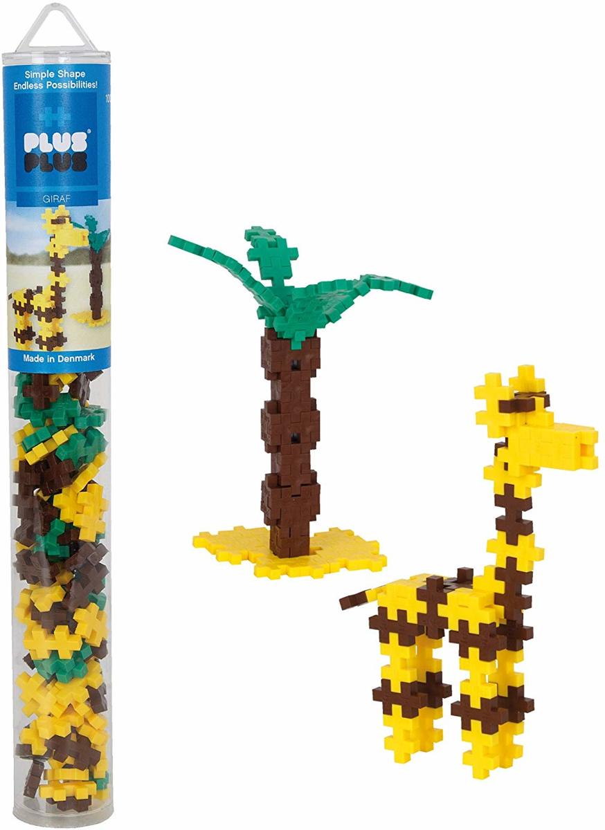 Plus-Plus Mini - Koker Giraffe - 100 stuks